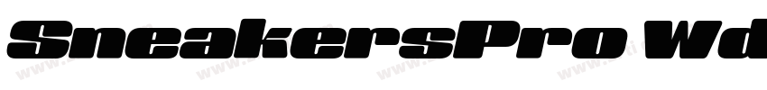 SneakersPro WdObl字体转换 SneakersPro WdObl字体转换
